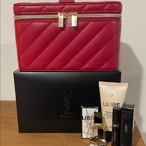 ☔️ THE YSL TRAIN CASE!! FREE GIFT ITEMS INCLUDED!